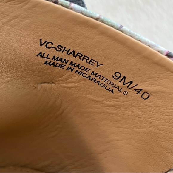 Vince Camuto Sharrey Printed Block Heel Slide Sandals Size 9M - Picture 14 of 14